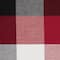 Cardinal Red Tri Color Check Tablecloth 60" x 120"